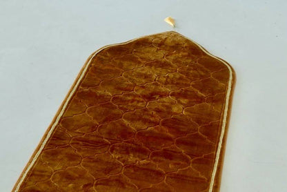 The Plush Prayer Mat - Royal Gold