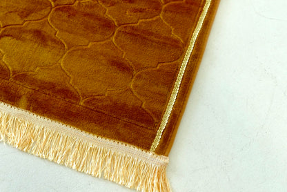 The Plush Prayer Mat - Royal Gold