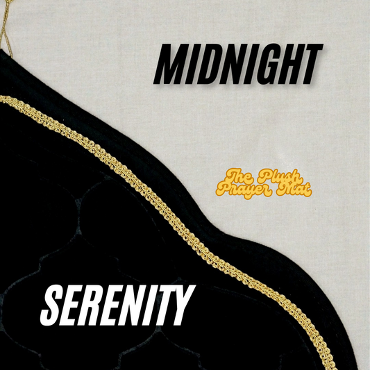 The Plush Prayer Mat - Midnight Serenity