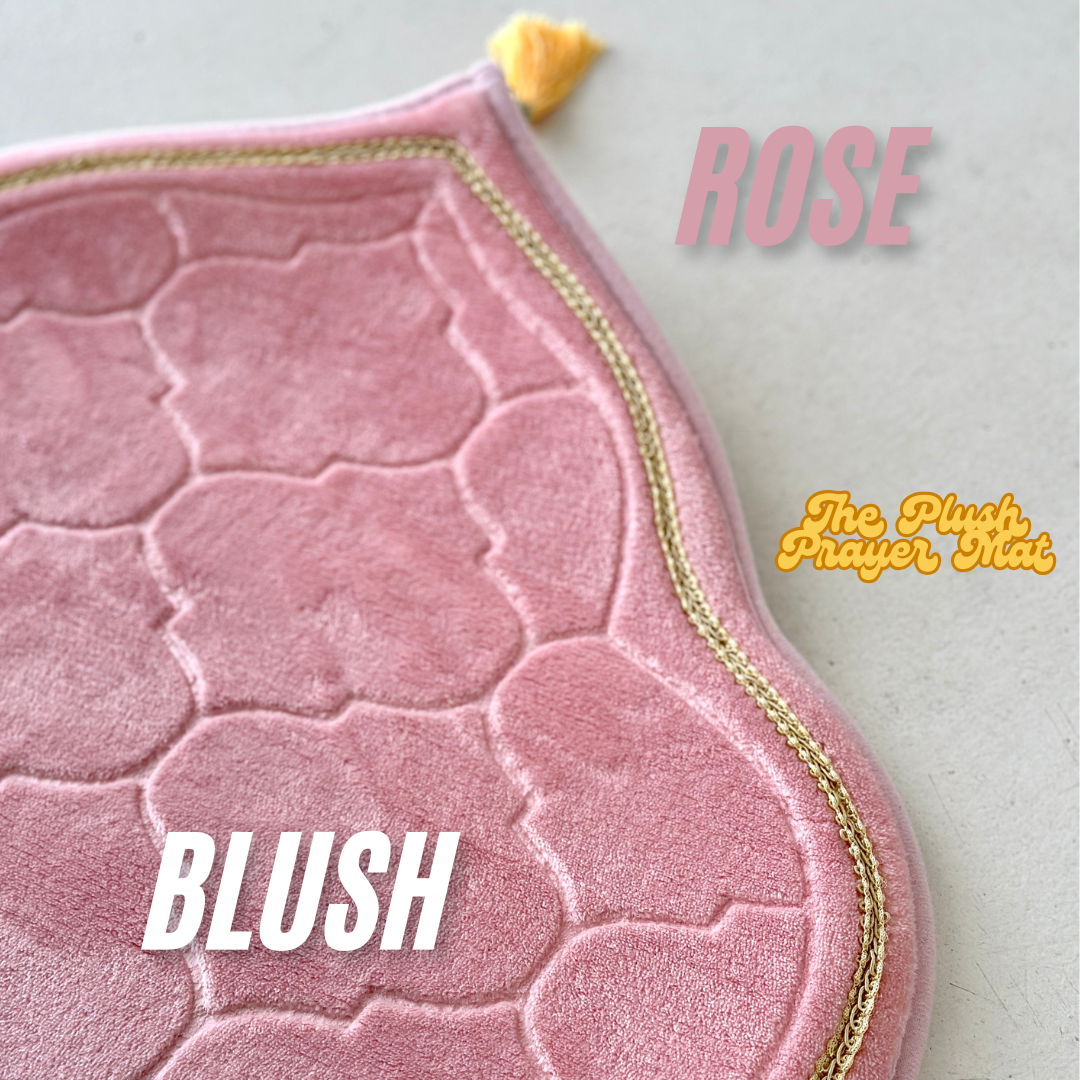 The Plush Prayer Mat - Rose Blush