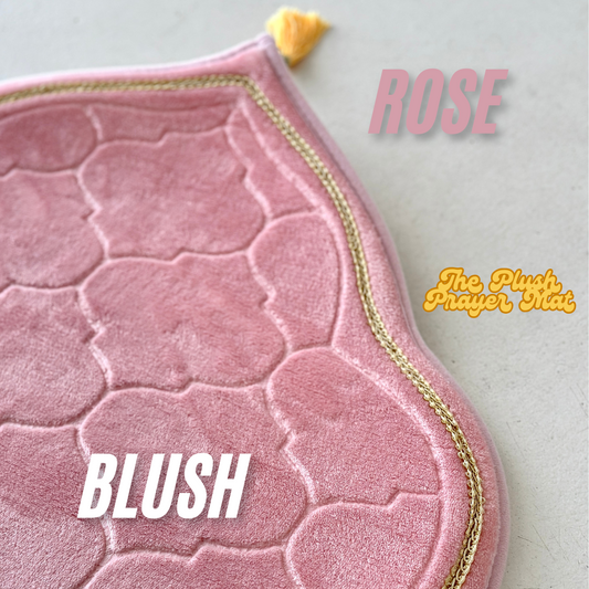 The Plush Prayer Mat - Rose Blush