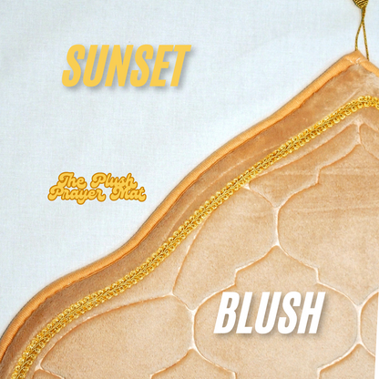 The Plush Prayer Mat - Sunset Blush