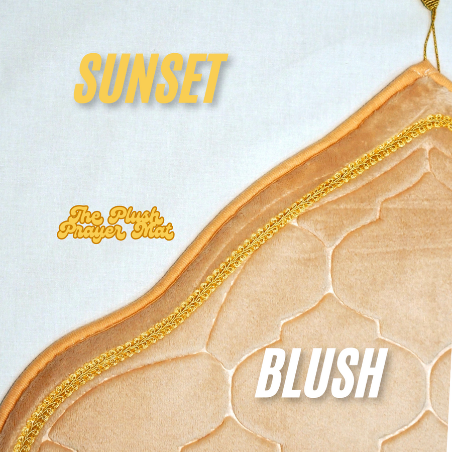 The Plush Prayer Mat - Sunset Blush